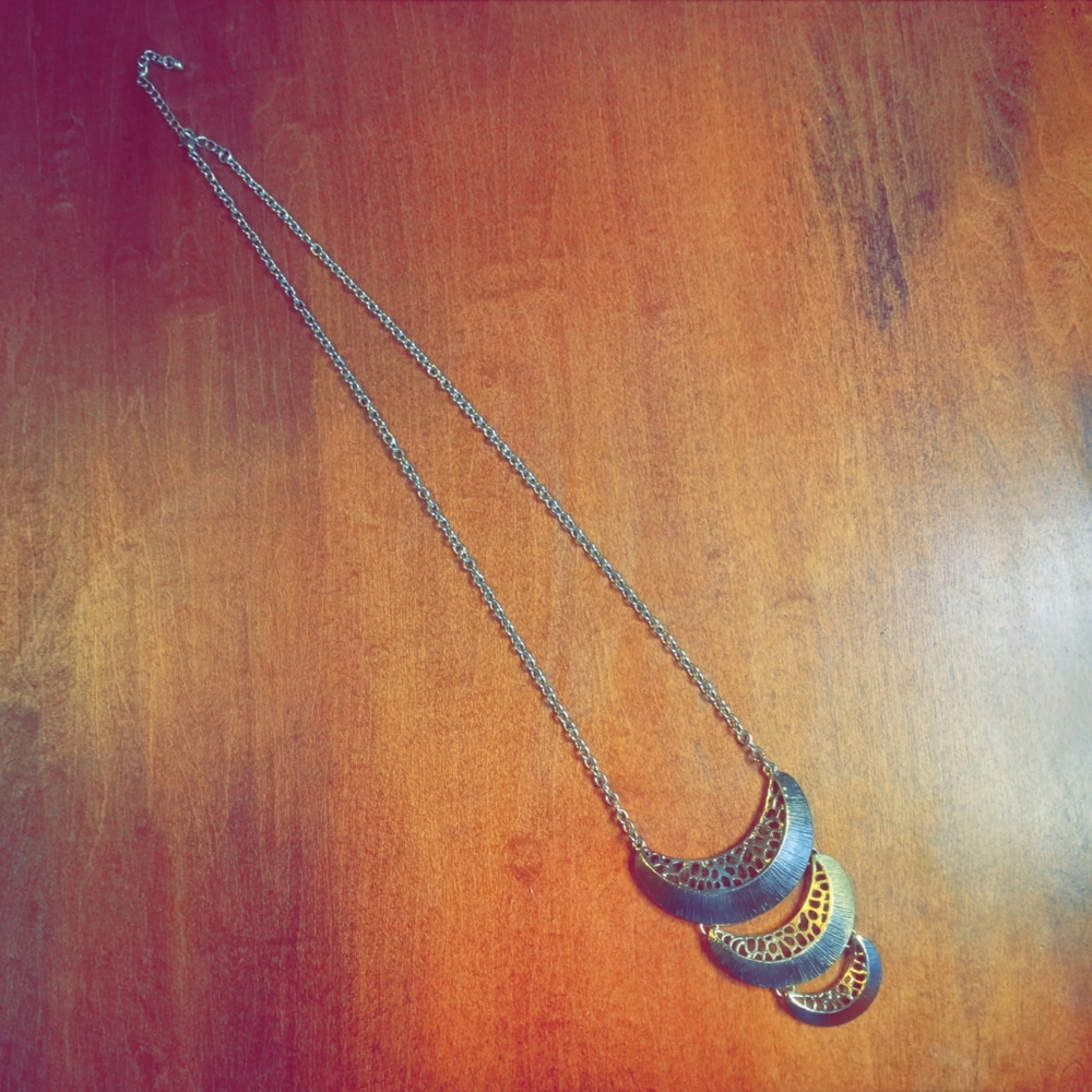 Brass Long Necklace